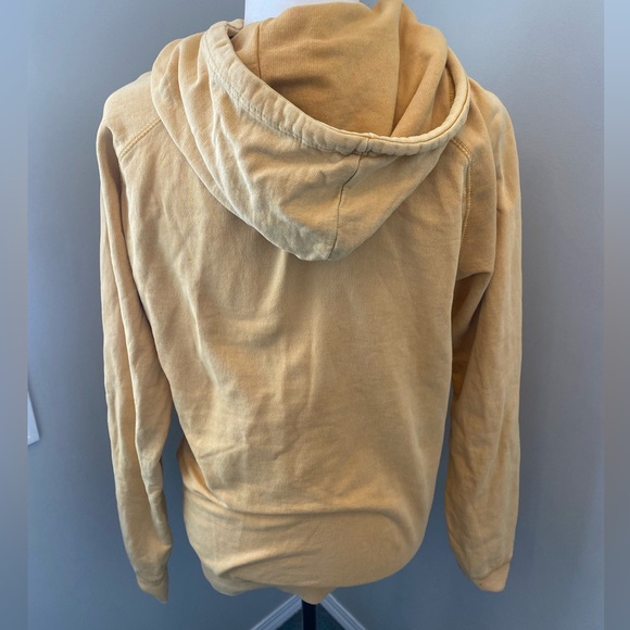 Kiss the Moon Terry Hoodie - Yellow - Picture 3 of 5